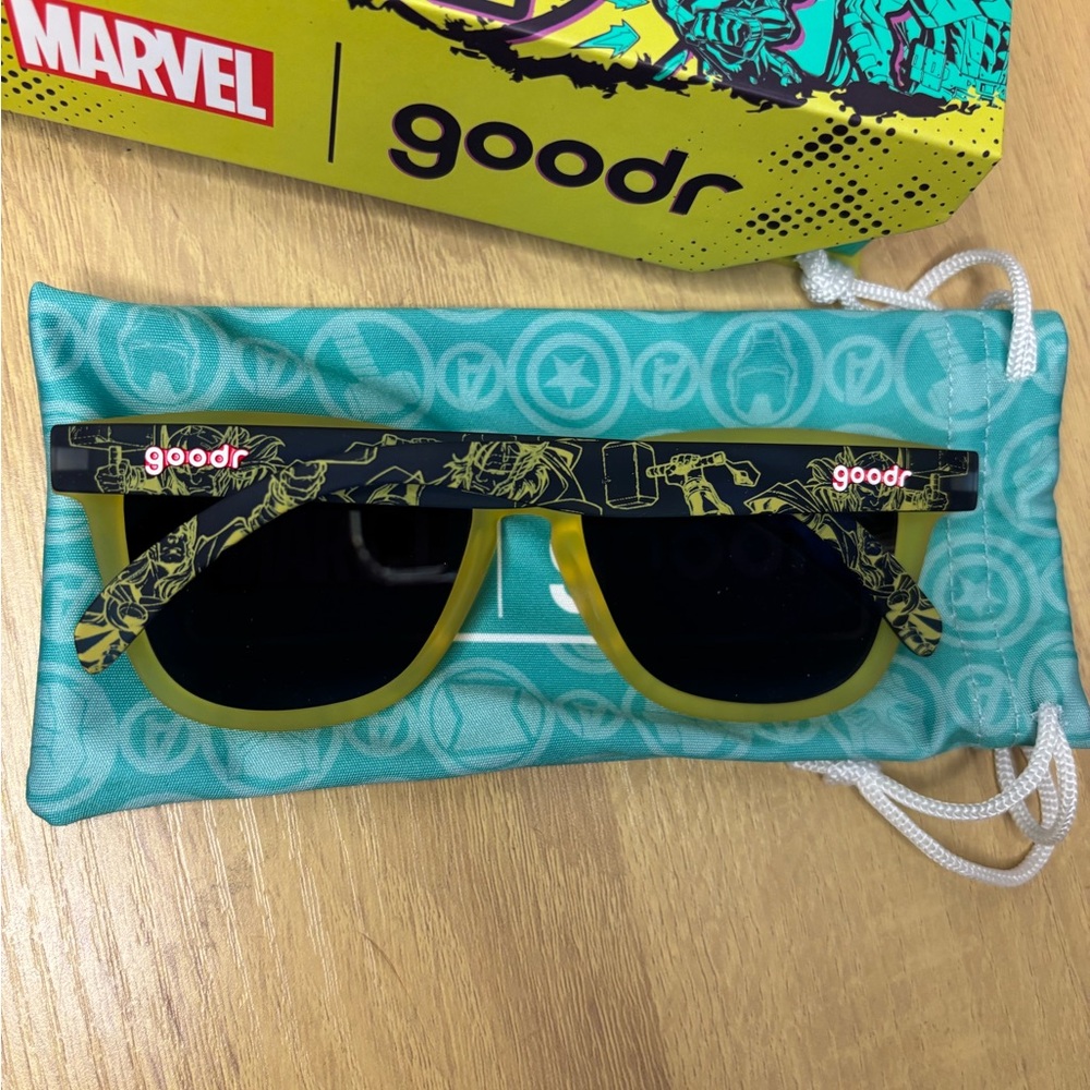 NWT Goodr Marvel Sunglasses Mjolnir…. It’s A Soft J - Picture 4 of 11